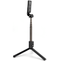 Miniatyrbild 2 av 8: Hopfällbar Selfie Stick Tripod Bärbar Förlängningsbar Selfie Stick med Fjärrkontroll (Svart)