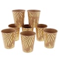 Pikkukuva 1 / 5: 2 x 8 kpl Vintage Kraft Paper Kertakäyttöiset Mukit Syntymäpäiväjuhlien Pöytäastiat Sisustus