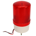 Miniatyrbillede 4 af 8: Industriel LED roterende stroboskoplys elektrisk roterende signallys lydløs alarm til nødadvarsel rød 220V