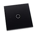 Miniatyrbillede 2 af 8: Trådløs WiFi-kontakt med RF433-kontrol, der understøtter timing-nedtælling, universel smart touch-kontakt 90-250V sort touch-kontrol