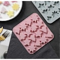 Miniatyrbillede 2 af 3: Julechokoladeforme Silikone Fondant Forme Juletræ Snefnug Stjerneforme Isterningbakke