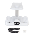 Miniatyrbild 1 av 8: Controller Laddstation Snabb överladdningsskydd Sense Controller Laddningsdocka med LED-indikator för PS5 VR2