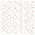 Miniatyrbillede 6 af 8: Papirclips i jern til kontor, firkantet dokumentbogmærke, markering, clips, kontorartikler