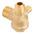Miniatyrbillede 5 af 8: Kontraventil Messing Material Trådforbindelse Luftkompressor Pumpe Tilbehør 1/2x3/8x10