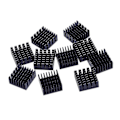 Pikkukuva 1 / 5: 10 kpl Musta Alumiinijäähdytin Jäähdytyselementti 20mm X 10mm Zekai