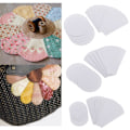 Miniatyrbild 5 av 5: 120 Blomformade Pappersmalls för Quiltning för Sömnadshantverk 71/56/39mm