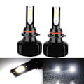 Miniatyrbilde 5 av 8: 2 stk. LED-frontlykter til bil uten vifte 9006/HB4 6000K L5 hvitt lys