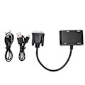 Miniatyrbilde 2 av 8: VGA hann til High Definition Multimedia Interface hunn VGA hunn adapter med lydkabel