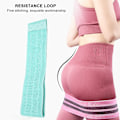 Miniatyrbild 7 av 8: Motståndsband för träning, squatband, yogaband, fitnessband, stretchband, blå, M