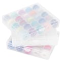 Miniatyrbild 7 av 8: Spolset Tråd Transparent Box Assorterad Färg Förspolning Sytråd Broderinål Tejp