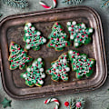 Miniatyrbilde 5 av 5: Sett med 5 Juletré Pepperkakeformer i Rustfritt Stål for Baking, Kjeks, Fondant