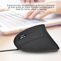 Miniatyrbilde 7 av 8: USB kablet venstrehånds vertikal mus Ergonomisk spillmus Håndledd Sunn mus