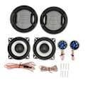 Miniatyrbillede 1 af 8: 4 stk. koaksiale bilhøjttalere 120W 4 tommer bil tweeter subwoofer højttaler til bil lastbil stereo lydsystem