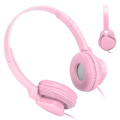 Pikkukuva 4 / 5: Langalliset kuulokkeet Over Ear Kuulokkeet Stereokuulokkeet mikrofonipelillä FM Music Earpiece Pink