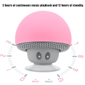 Miniatyrbild 5 av 6: Bärbar trådlös Bluetooth Mushroom-högtalare med sugkopp - Rosa