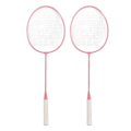 Miniatyrbild 2 av 8: K1134 Badminton Racket Set Split Iron Alloy Badminton Racket Set med förvaringshink Förvaringsväska Rosa