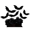 Miniatyrbillede 3 af 5: Halloween Sort Flagermus Hårbøjle Kostume Tilbehør hao_SZXM