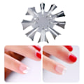 Miniatyrbillede 3 af 4: Neglekunst skabelon stencil i rustfrit stål til manicure stempling polering billede print plade (B#)