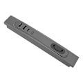 Miniatyrbillede 5 af 8: USB Hub Dockingstation 27W Hurtigopladningskonsol Multiport Opladningssplitter med LED-lys Udskiftning til Tesla Model 3 Y