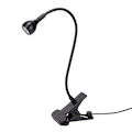 Miniatyrbilde 4 av 5: UV-neglelampe 3W Håndfri LED-tørker med fast klips for gelnegl 2 stk