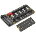 Miniatyrbild 6 av 8: PH35 PWM Fan HUB Moderkort Desktop PC Controller Adapter Support 3-Pin 4-Pinph35