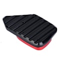 Miniatyrbilde 7 av 8: Motorsykkel Antislipp Side Stativ Kickstand Utvidelsespute Forstørrelse for Honda NC750X 17-19 Rød