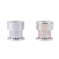 Miniatyrbillede 1 af 8: 2 stk Aluminiumslegering Gear Tandremskive 5 mm Indvendig diameter 20 tænder til 3D-printer