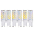 Miniatyrbillede 8 af 8: 6 stk. 90LED G9 pære 9W 220V dæmpbar blød varm hvid LED pære til lysekrone loft vægbelysning