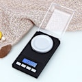 Miniatyrbilde 2 av 4: Milligram Presisjons Digital Lommevekt med LCD-Skjerm
