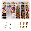 Miniatyrbillede 8 af 8: Dreadlocks-perler fremstillet Udsøgt justerbar legering Langtidsholdbare hårfletteperler til fester, bryllupper