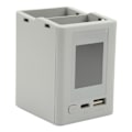 Miniatyrbild 2 av 8: 2-vägs laddningshubb PD snabbladdning färgskärm USB LCD batteriladdare för DJI Mini 3 drönare grå