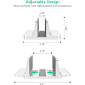 Miniatyrbillede 3 af 5: Vertikal Laptop Stativholder - Justerbar Dock til Alle Laptops (op til 17,3 Tommer)