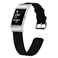 Miniatyrbillede 1 af 5: Lærred Rem Til Fitbit Charge2 - Sort