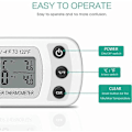 Miniatyrbillede 3 af 5: Køleskabstermometer LCD Display Digitalt Vandtæt Frysetermometer med Magnetisk Krog Køleskabstermometer (-20 50) Sort