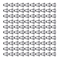 Miniatyrbillede 2 af 6: Nail Art Tips Extension Form Guide - 100 stk UV Gel Sticker Manicure Tools