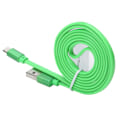 Miniatyrbild 7 av 8: 1M 2.1A Snabbladdningskabel Micro USB Laddningskabel TPE Datakabel för Android