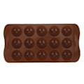Miniatyrbillede 1 af 8: Kageform Ansigt Formet DIY Slik Chokolade Silikoneform Køkken Bage Tilbehør Ansigt