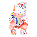 Miniatyrbild 7 av 8: Simulerad vinyl söt docka Reborn babydocka barn födelsedagspresent med färgglada kläder 25cmQ10‑025