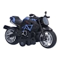 Miniatyrbilde 1 av 8: 1:12 Motorsykkelmodell Barn Leker Ornamenter Simulering Legering Tilbake Motorsykkelmodell Blå