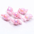 Miniatyrbillede 1 af 5: 10 stk. Gradient Farve Akryl Perler til Smykkefremstilling Armbånd Halskæder Øreringe Charms DIY Håndværk pink