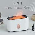 Miniatyrbilde 4 av 5: Eteriske Oljer Diffuser med Flammeeffekt Lys - Luftfukter med 3 Timere og Justerbar Lysstyrke - Diffuser med Fjernkontroll for Hjem, Seng