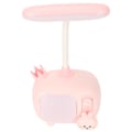 Miniatyrbillede 3 af 8: Børnelæselys TV-stil base Fleksibel svanehals USB-opladning Blød LED Børnebordslampe til studerende Studerende Arbejde Pink