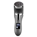 Miniatyrbillede 2 af 8: Elektrisk Foot Callus Remover LCD-skærm Død hudfjerner Fodfil Pedicureværktøj til hjemmebrug med 3 slibehoveder Sort
