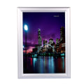 Miniatyrbillede 8 af 8: A4 Aluminium Snap Billedramme Billede Plakat Holdere Clip Display Væg Opslagstavle Skilte