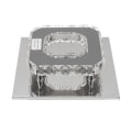Miniatyrbilde 2 av 8: LED-taklampe 3 lysfarger moderne dekorative firkantede falske krystall mini lysekrone for stue korridor 85‑265V