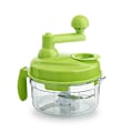 Miniatyrbillede 1 af 5: Køkken Håndsving Madprocessor/Manuel Kødhakker/Grøntsagsskærer og Hakker/Frugtblender med Æggeblommeseparator Roterende Løghakker