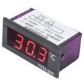Miniatyrbild 6 av 8: Mini LCD digital temperaturpanelmätare Termometer temperaturindikator -40℃ - +110℃