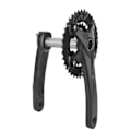 Miniatyrbild 7 av 8: 170mm Mountainbike vevparti cykel vevparti ihålig integrerad vev 104BCD central axel modifierad dubbel skivvev 38T svart