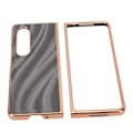 Miniatyrbild 2 av 8: Phone case Nano galvanisering Repsäkert Galaxy Texture Folding Cover för Samsung Galaxy Z Fold 4 Grey