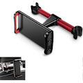 Miniatyrbillede 1 af 5: Tablet Holder til Bil. Bil Tablet Holder til Nakkestøtte med Universal 360 Graders Rotation (rød)